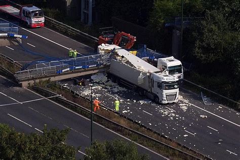 The incident happened on the hard shoulder of the coastbound. . Accident on m20 today
